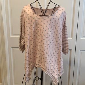 Breeze back 3/4 Sleeve Blouse